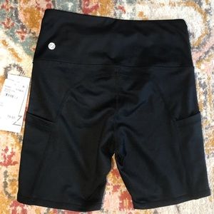 Zella high waist biker shorts XS new with tags